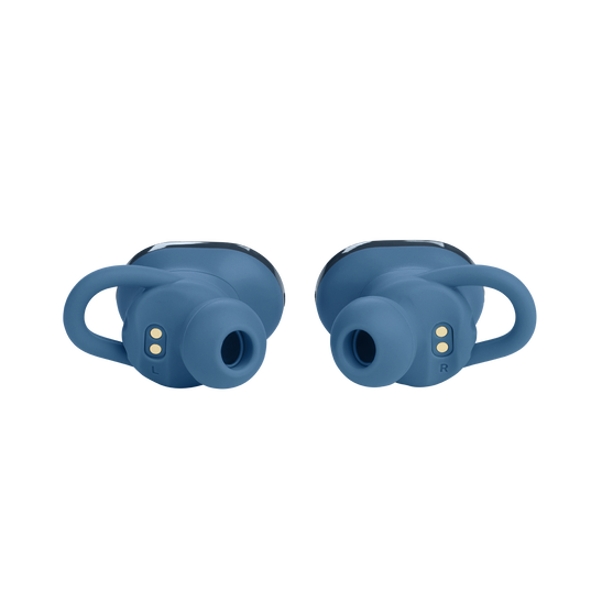 JBL Endurance Race TWS - Blue - Waterproof true wireless active sport earbuds - Back